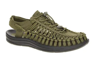 Keen UNEEK MEN Herren Sandale 1023381 dark olive/black Flex Zonen - recycelte...