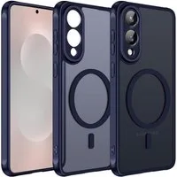 CoolGadget Handyhülle Magnet-Hülle für Samsung Galaxy S25 Edge Schutzhülle magnetisch 6,7 Zoll, Hülle Matt Stoßfest kompatibel mit QI-Laden Zubehör Kameraschutz Case