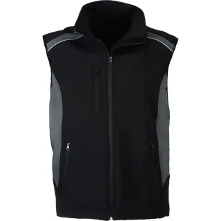 Softshellwesten grau/schwarz grau/schwarz - 490600-XXL
