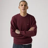 Levi's® Strickpullover CLASSIC HM SWEATER mit Logostickerei und aus reiner Baumwolle