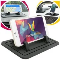 Mobilefox Smartphone-Halterung KFZ Anti-Rutsch Matte Handy Halterung Auto Halter Tisch Ständer