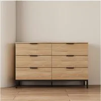 OTTO home Kommode Jorinde, Melaminoberfläche, flexibler Stauraum und robustes Metallgestell