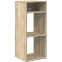 vidaXL Bücherregal Bücherregal Sonoma-Eiche 34x31x80 cm Holzwerkstoff, 1-tlg.