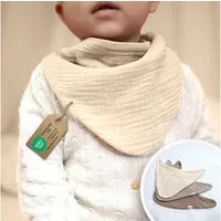 lilimaus Spucktuch Musselin Dreieckstuch für Babys - Halstuch & Sabbertuch, (1-tlg), hält den Hals trocken & sitzt auch bei Bewegung - in 2 Größen