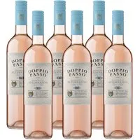 Doppio Passo Wein Doppio Passo Rosato Alternativa Rosé 0,0% (6x0,75 l), 6 x, Fruchtiger Rosato-Genuss ohne Alkohol mit italienischem Charakter