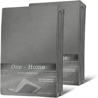One Home Spannbettlaken Winter, Frottee, Gummizug: rundum, (2 Stück), Double Pack, flauschig warm weich
