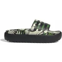 adidas Performance Adilette Platform schwarz/grün Damen - 1 Paar Badeschuh