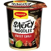 MAGGI Fertiggericht, MAGGI MAGIC ASIA Saucy Noodles Sweet Chili Cup im Becher 75g