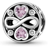 Gnoce Bead Gnoce Charm Infinity Love FLC106 Silber