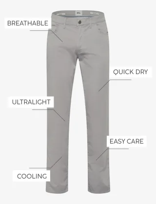 BRAX - Style Cadiz hellgrau - Gr. - 34/34