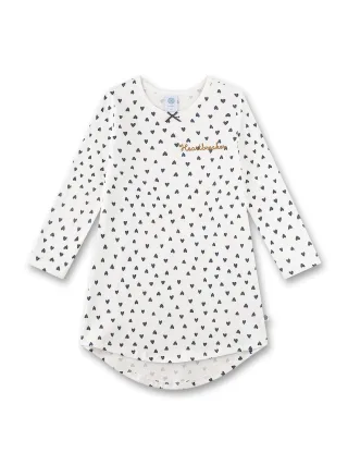 Sanetta - Sleepshirt white pebble - Gr. - 104