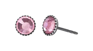 konplott - Ohrstecker - Black Jack pink