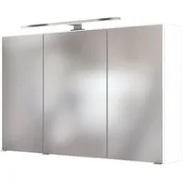welltime Spiegelschrank Baabe Breite 100 cm, mit 3D-Effekt, dank 3 Spiegeltüren