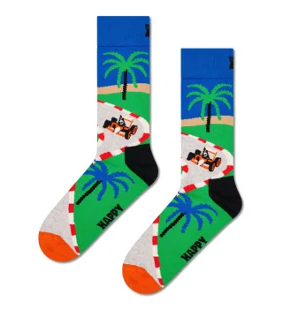 happy socks - Racing Sock Grün - Gr. - 41/46