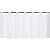 Delien Scheibengardine Eva, Schlaufen, Voile Uni Kurzstore Küche