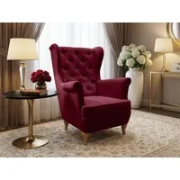 Beautysofa Ohrensessel Sessel FALCO Chesterfield Wohnzimmersessel Fernsehsessel