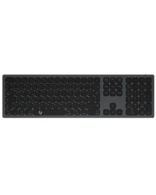 KeySonic KSK-8023BTRF (DE) | 60939 | Full-Size Aluminium Tastatur - Bluetooth® & RF