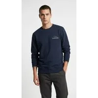 Quiksilver Sweatshirt BASIC GRAPHIC CREW aus Baumwolle und Polyester, sportlicher Stil