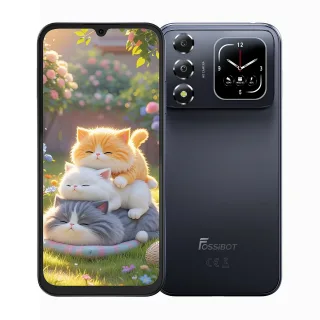 [EU Direct]FOSSiBOT S7 AI 1.85 inch Rear Display 16MP Camera 16GB+128GB/32GB+256GB 6.9 inch 120Hz 5000mAh Android 16 Uni