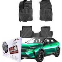 Trimak Passform-Fußmatten Oder Kofferraumwanne Oder Set kompatibel mit Peugeot 3008, Peugeot 3008 Hybrid ab 2024 Gummimatten Auto TPE Allwetter