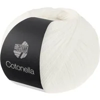 LANA GROSSA COTONELLA 50 g weiches Kettengarn aus Pima-Baumwolle Häkelwolle, 140 m (Kettengarn mit gleichmäßigem Maschenbild), 50 g