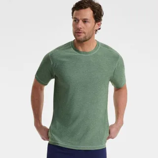 Kurzarm-Badeshirt für Herren, Herren, size: regular, Grün, by Lands' End