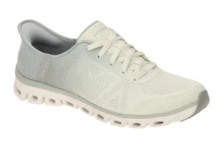 Skechers 104566/GRY Glide Step Excite Damen-Sportschuhe in Beige-Grau
