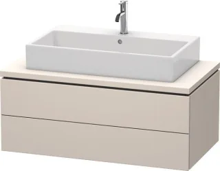 Duravit L-Cube Konsolenwaschtischunterbau wandhängend Taupe Supermatt 1020x547x400 mm - LC581908383 LC581908383