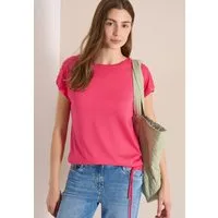 CECIL Rundhalsshirt mit Raffung