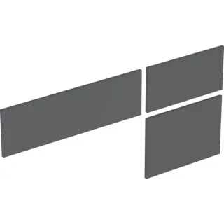 Geberit VariForm Set Schubl.-Front für Unterschrank für Waschtisch, mit 3 Schubladen B=120cm, lava, 244697001