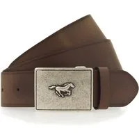 MUSTANG Koppelgürtel Mit charakteristischer Koppelschließe, im Vintage-Look, 4 cm
