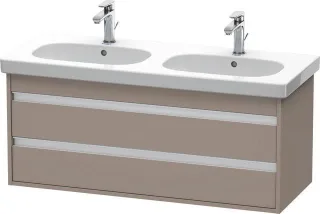 Duravit Ketho Waschtischunterbau wandhängend Basalt Matt 1150x455x480 mm - KT664904343 KT664904343