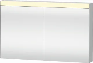 Duravit XBase Möbelwaschtisch mit Waschtischunterbau und Spiegelschrank 1230x490x2000 mm - XB0078045 XB007804545