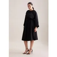 seidensticker Sommerkleid Schwarze Rose 1/1 Rundhals Uni