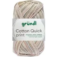 Gründl 50 Gramm Gründl Cotton Quick Print Strickgarn Farbauswahl Bastelgarn