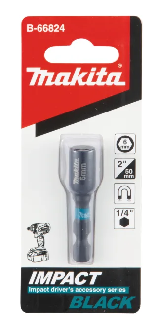Makita Steckschlüssel 6 mm für 1/4", 1/4" - SW6 - magnetisch - 1 Stück - B-66824