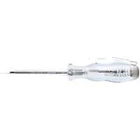 Red Phasenprüfer 105-250Volt, Schlitz 3mm, Schraubendreher transparent