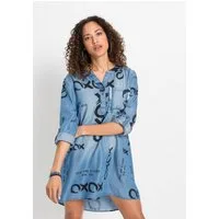 bonprix Midikleid für Frühjahr und Sommer, Jeanskleid, aus Lyocell (TENCEL)