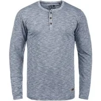 !Solid Rundhalsshirt SDMigos Langarmshirt mit Knopfleiste