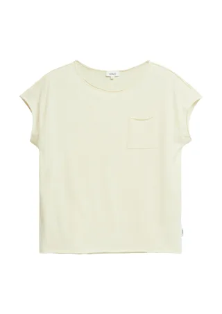 s.Oliver - T-Shirt beige - Gr. - 42