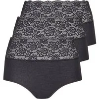 Nina Von C. Taillenslip 3er Pack Damen Taillenslip Romance (Spar-Set, 3-St) -