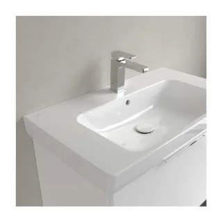 Villeroy und Boch Architectura Waschtisch 4A878001 80x44,5cm, 1 Hahnloch, mit Überlauf, weiß