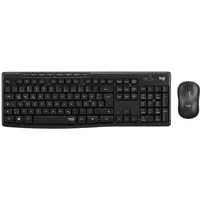 Logitech MK295 Silent graphite Wireless Combo PC-Tastatur
