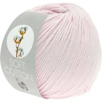LANA GROSSA SOFT COTTON Häkelwolle, 140 m (weiches, vielseitiges Garn für höchsten Tragekomfort), 50 g