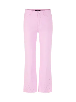 Marc Cain Collections - Jeans FORLI mit Nieten pink tulle - Gr. - 40