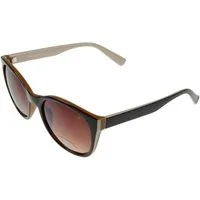 Gamswild Sonnenbrille UV400 GAMSSTYLE Modebrille Cat-Eye Damen Herren Unisex Modell WM7027 in lila, schwarz - beige, schwarz - lila