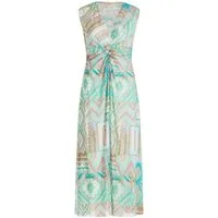 Cartoon Midikleid Damen ohne Arm