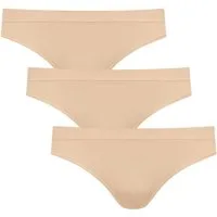 Jockey Tanga Seamfree Core (3er Pack) leichter luftiger Stretch, atmungsaktiv