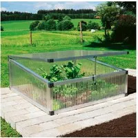 Beckmann Frühbeet Typ Allgäu - Modell FTH, BxTxH: 101x107x33/44 cm