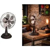 AnticLine Dekoobjekt Antic Line Ventilator Industrial Deko ohne Funktion Ø30cm SEB17006